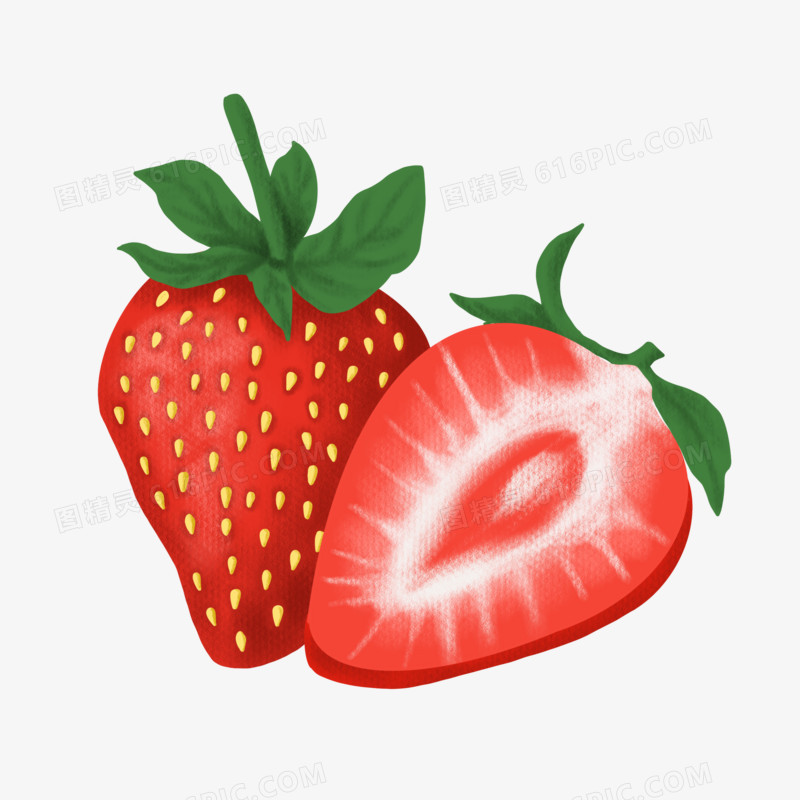 夏季水果粉红草莓