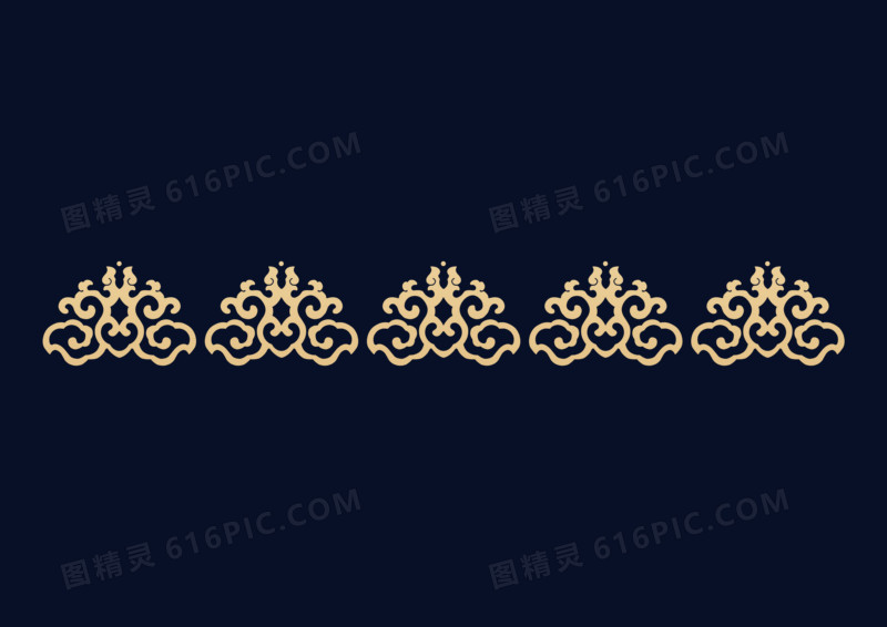 中国古风装饰图案元素