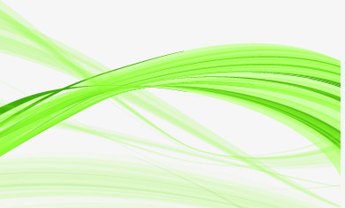 绿色抽象几何曲线线条