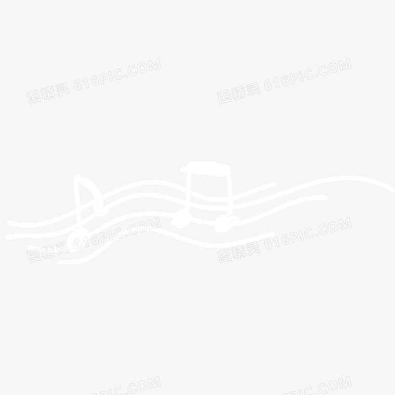 粉笔元素  音乐线条