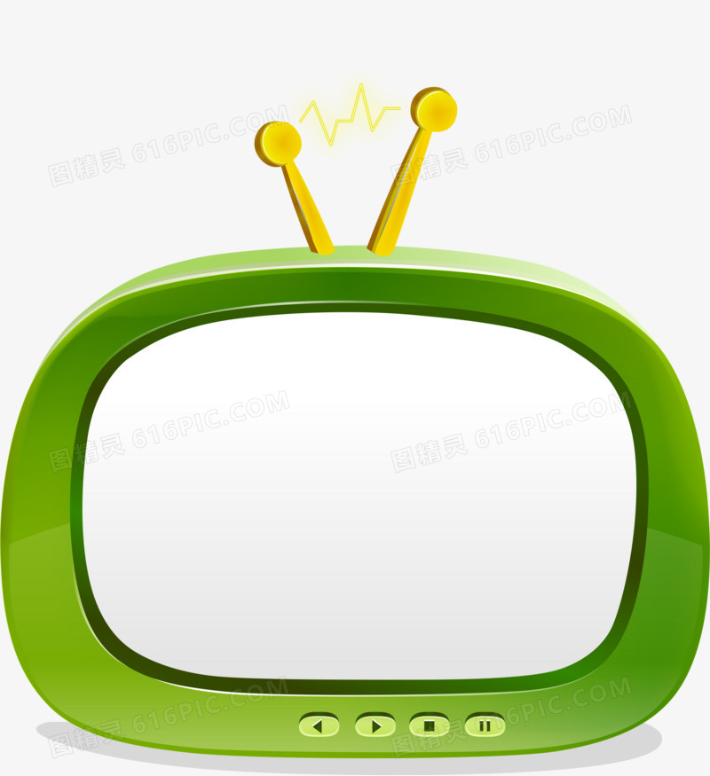 绿色电视机