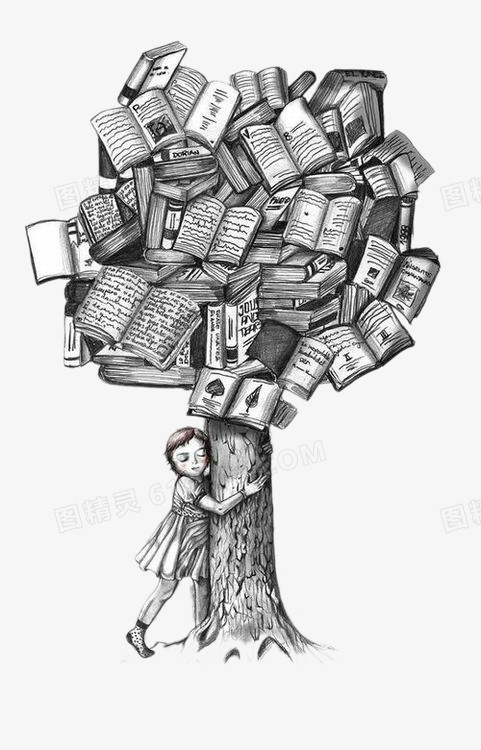 女孩与书之树