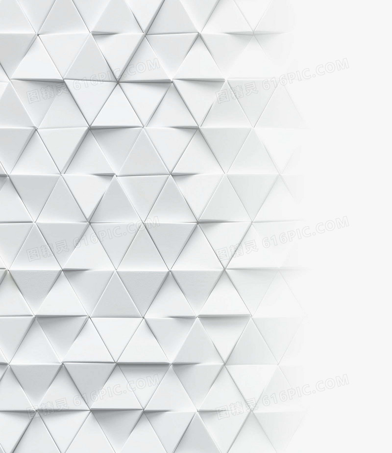 白色三角形拼接素材海报背景