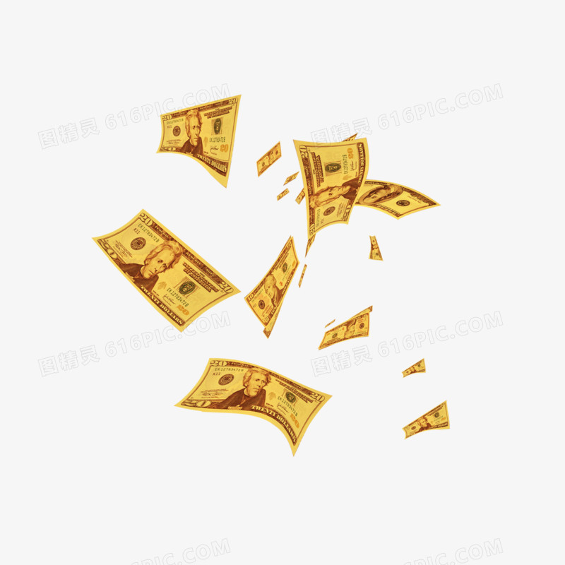 金融纸币钞票