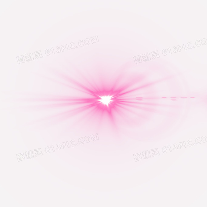 紫色星光光源效果元素
