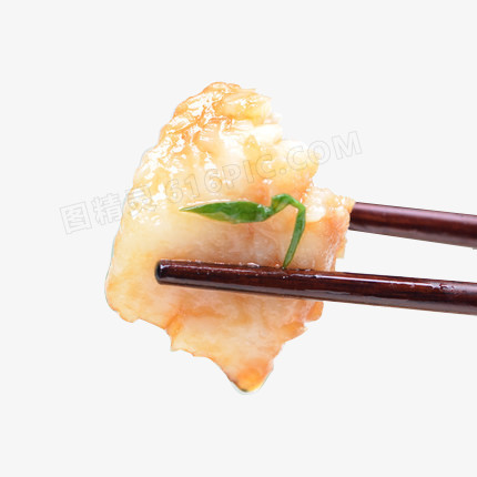 筷子夹巴沙鱼柳