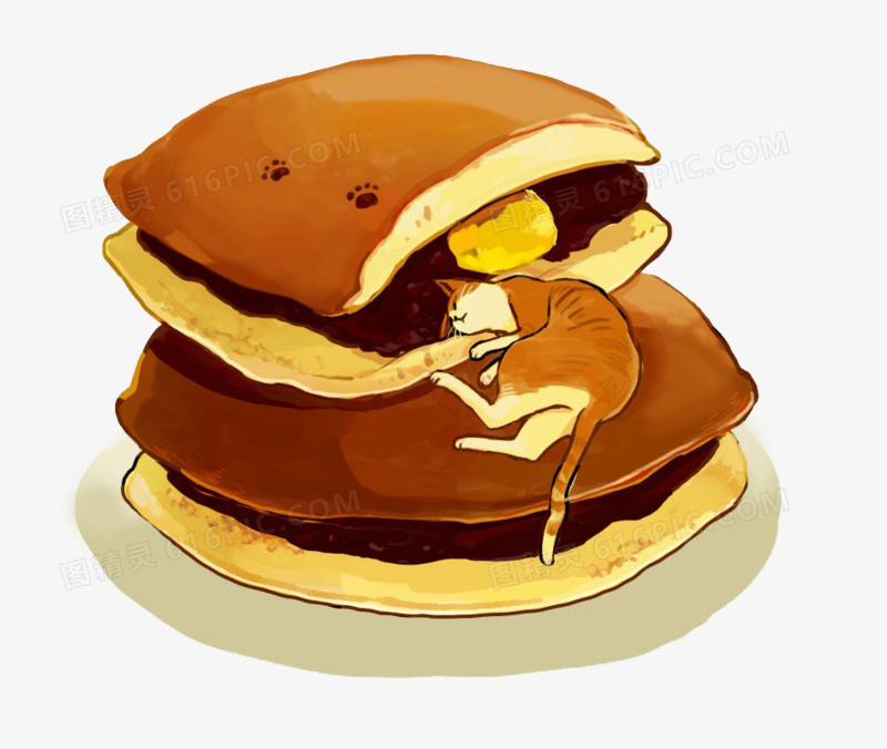 手绘美食