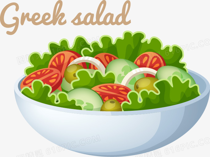 蔬菜沙拉餐饮图标