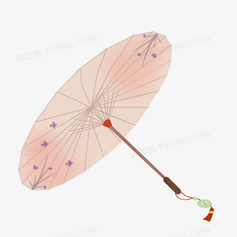 古风油纸伞免抠素材