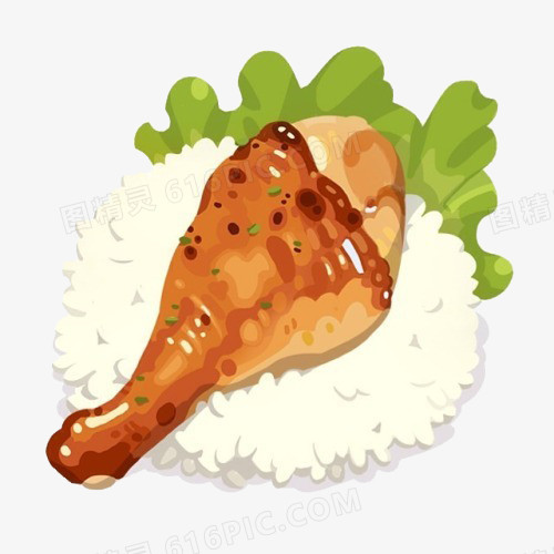 鸡腿饭