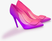 粉紫色女士高跟鞋淘宝首页