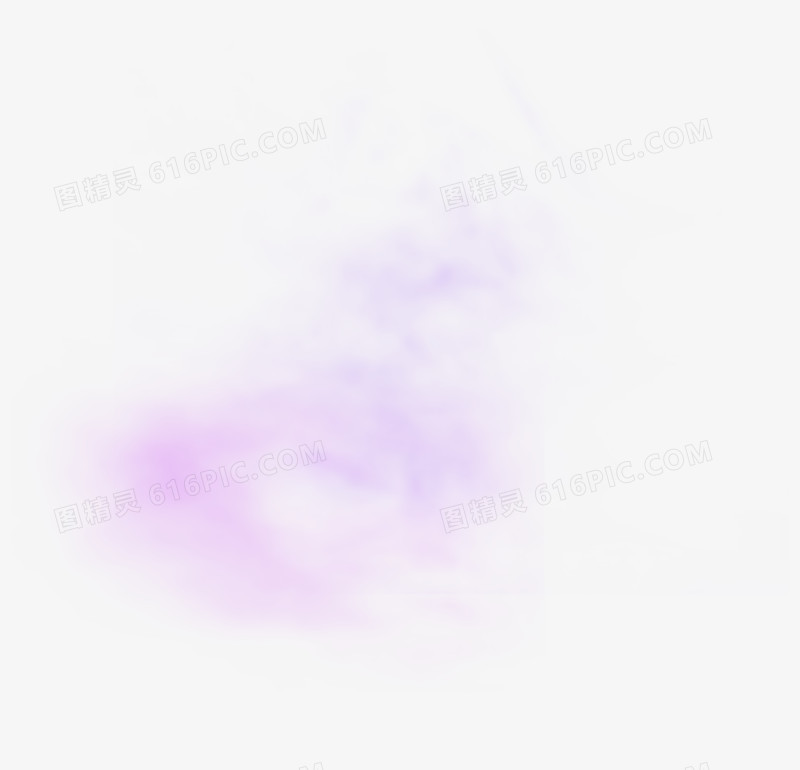 紫色烟雾装饰图片