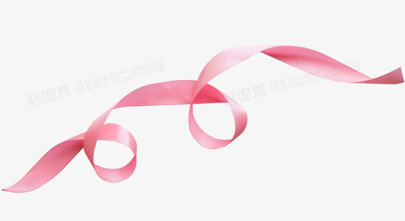 合成创意效果粉红色的彩带