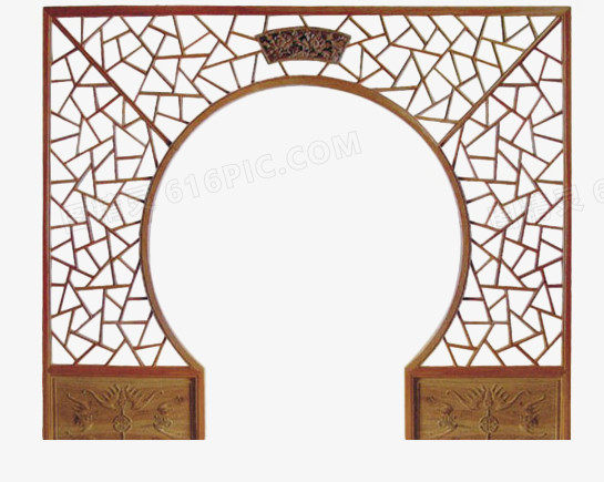 木质中式拱门