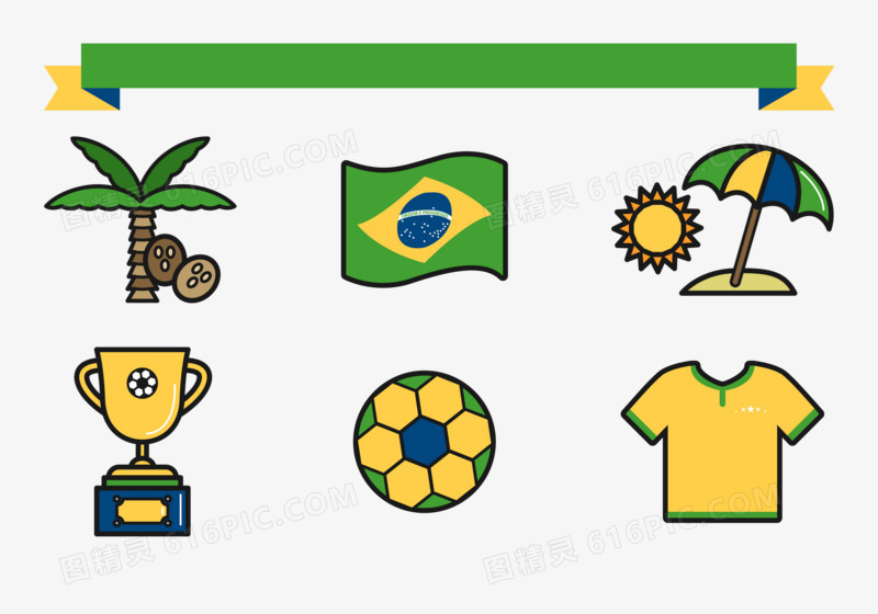 巴西里约奥运会装饰图