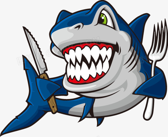 鲨鱼漫画凶猛图片