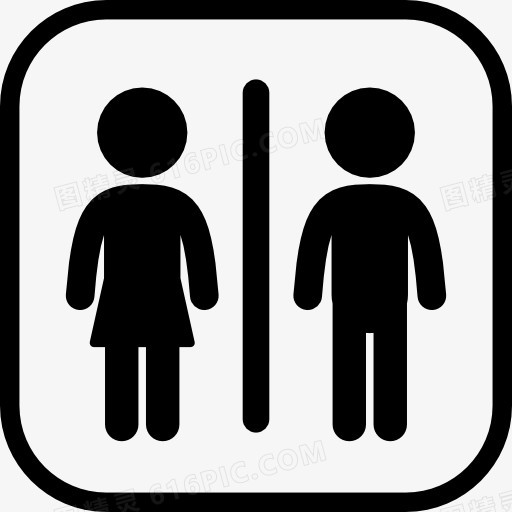 厕所的标志图标