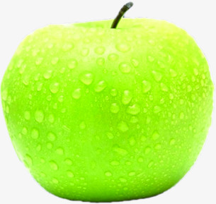 绿苹果水滴新鲜水果