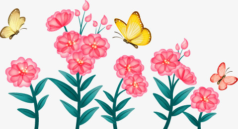 卡通手绘唯美花