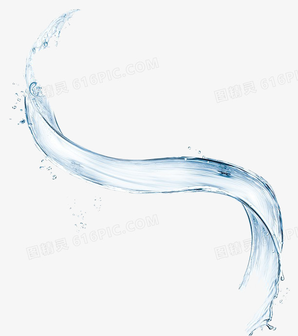 水波水带装饰水溅
