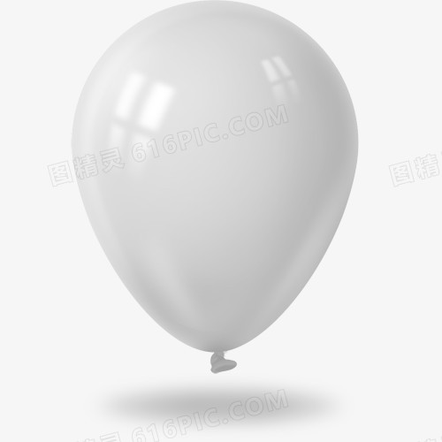 白色的气球