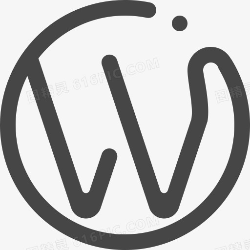 博客标志页出版社SEO模板Web网站字WordPresssignificon -社会