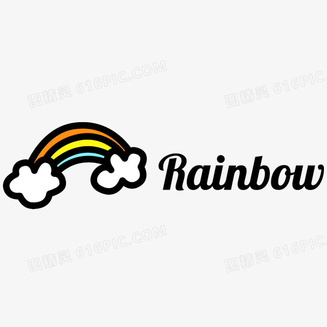 彩虹rainbow素材