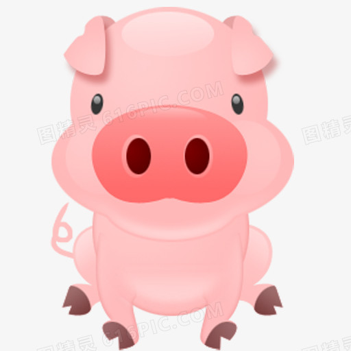 粉色小猪图标