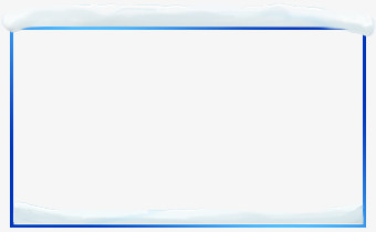 展示积雪边框横幅