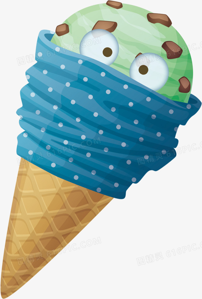 矢量卡通冰淇淋