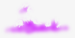手绘紫色云雾天气