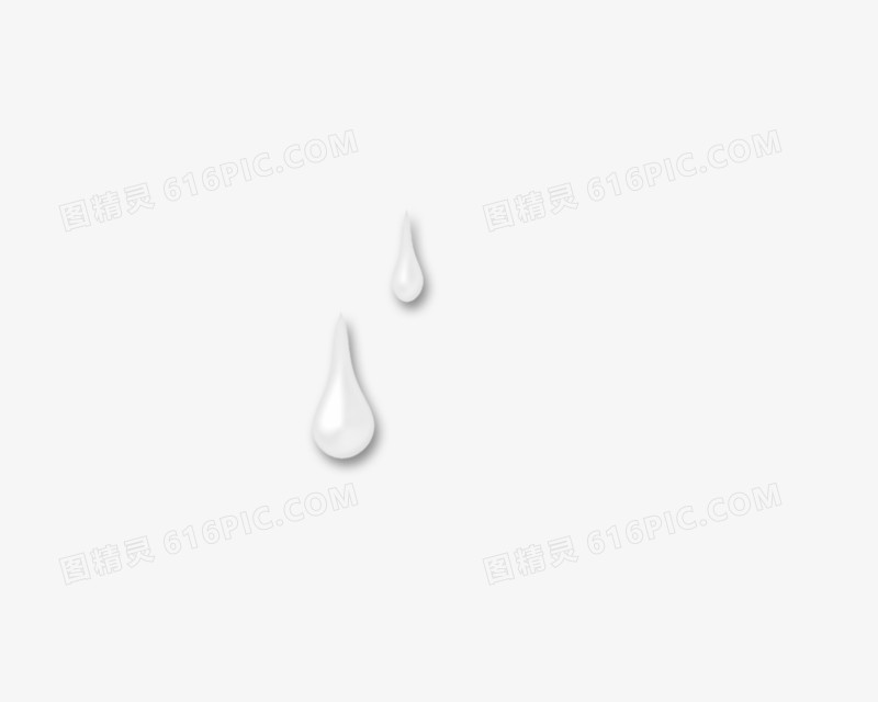 水滴洁白素材