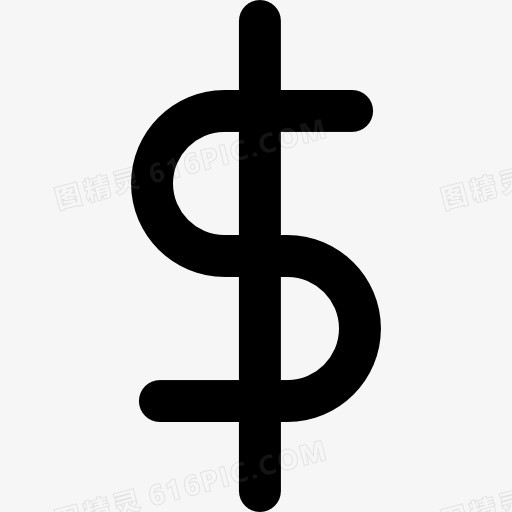 美元的符号货币图标