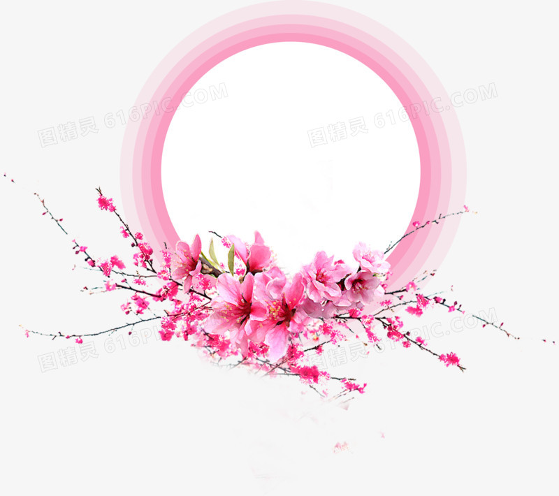 花朵边框