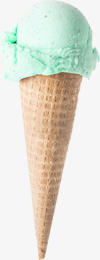 绿色冰淇淋图片