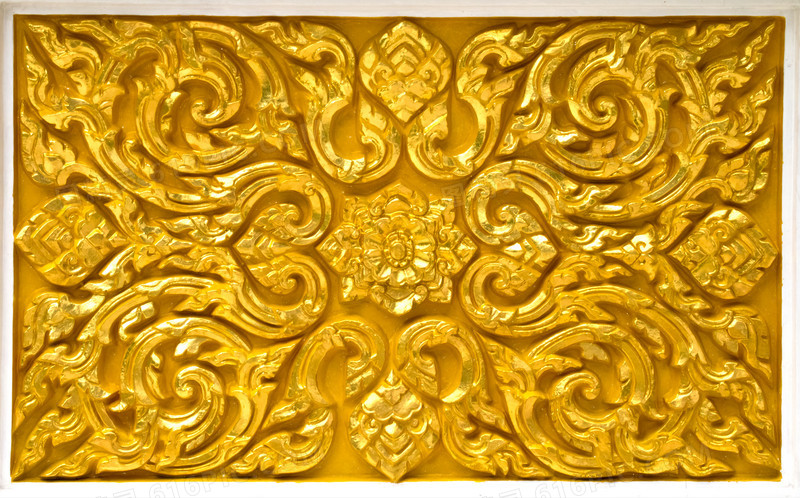 黄金浮雕背景