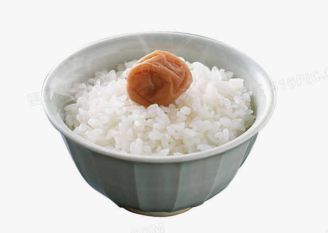 一碗梅子米饭
