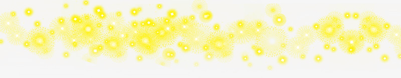 黄色的扁平风格手绘星光图案