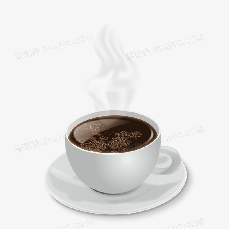 美味热咖啡矢量素材
