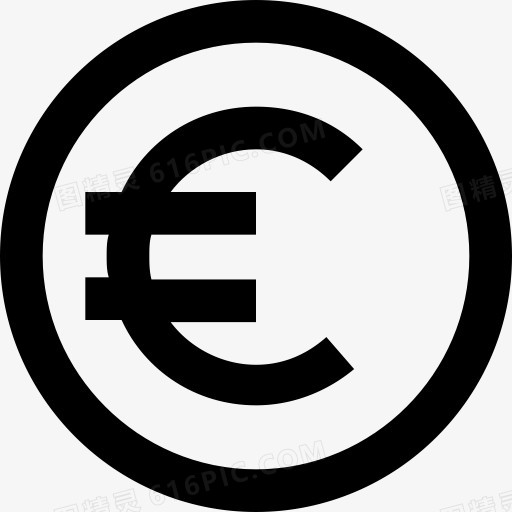 硬币货币欧元欧元金融财务