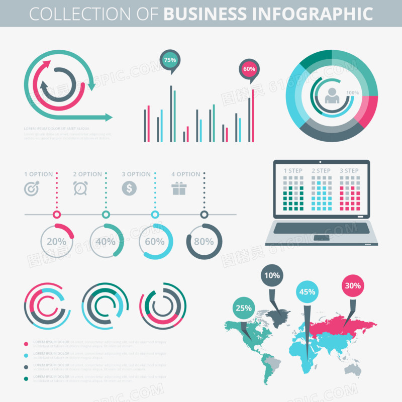 信息商务分析图表设计