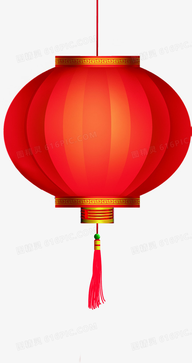 红色手绘中国风灯笼婚礼