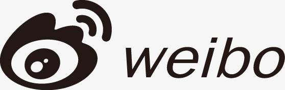 新浪微博标志黑色的中sina-weibo-logos