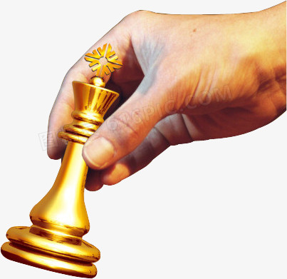 下国际象棋的手黄金
