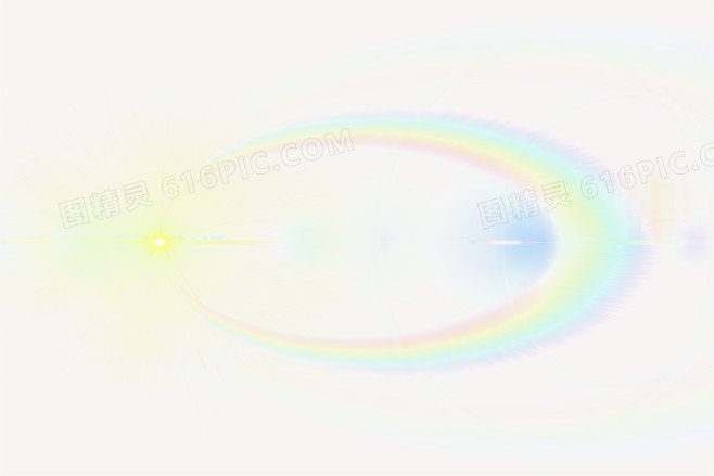 彩虹圆环光效
