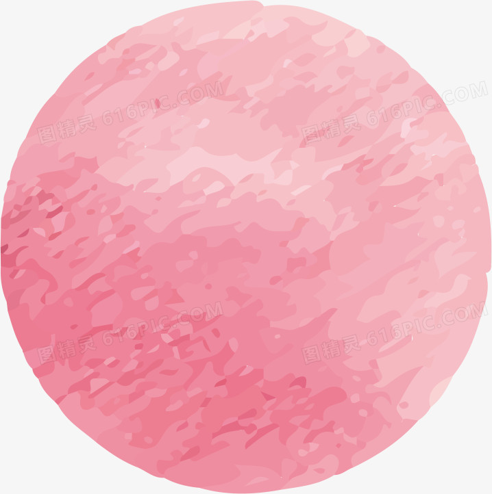 粉色水彩墨迹