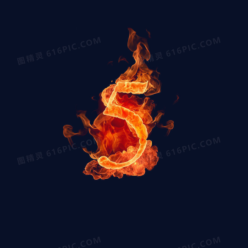 5 燃烧的火焰字体