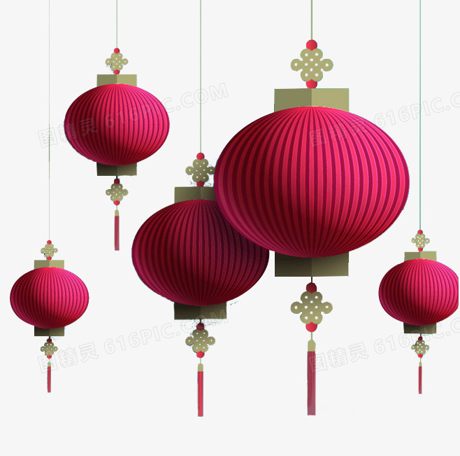 粉色卡通灯笼