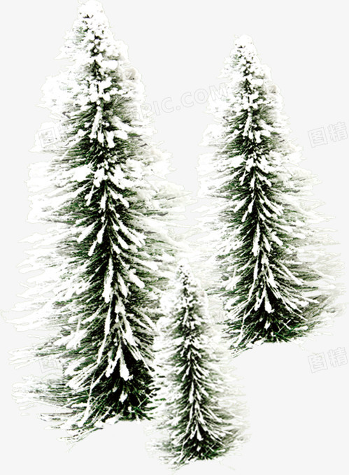 冬日树木白xur场景创意
