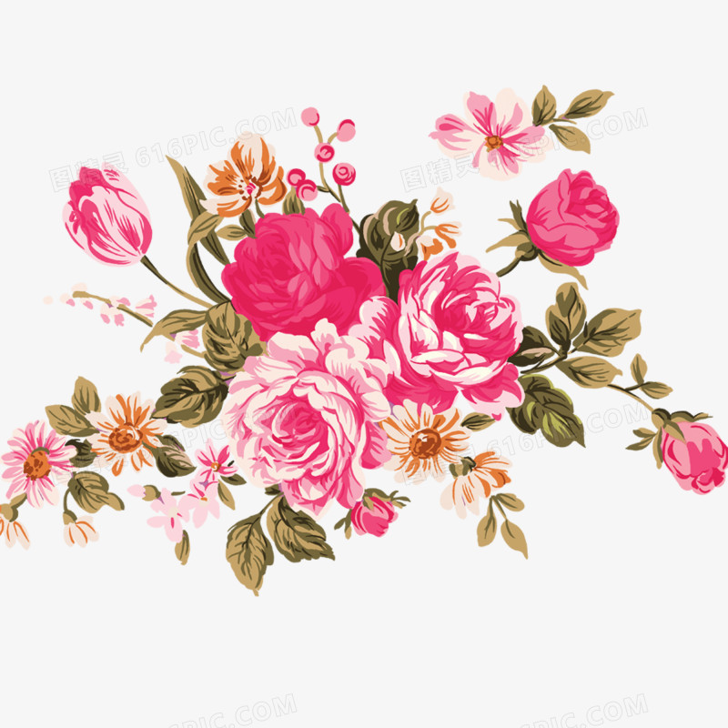 手绘花卉